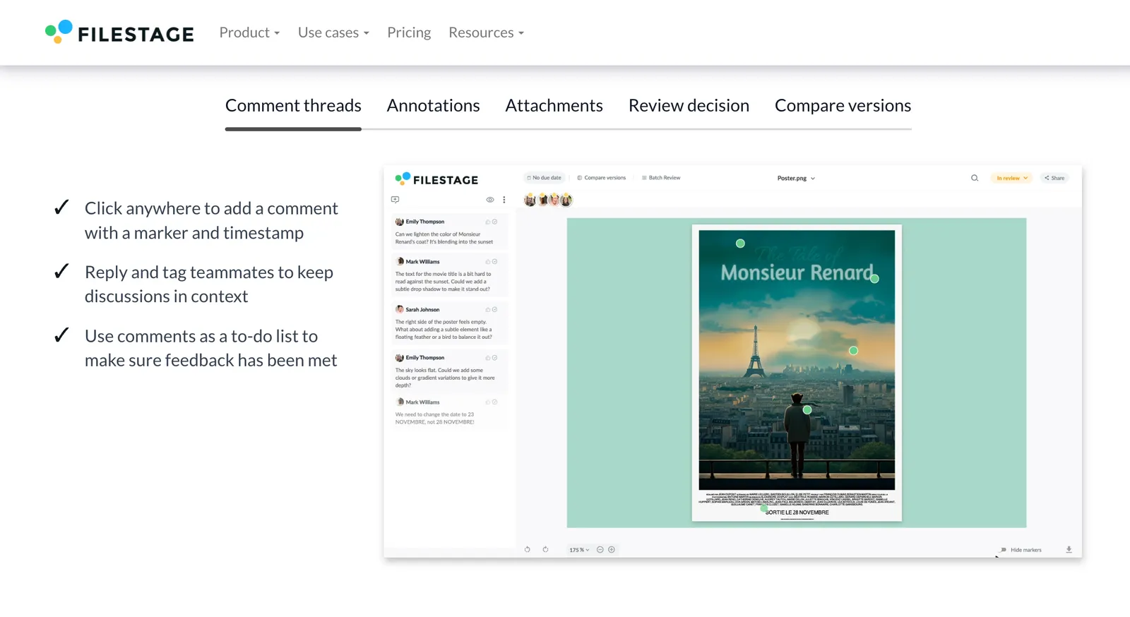 Figma website header